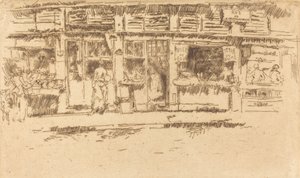 Rue de la Rochefoucault, 1893. autorstwa James Abbott McNeill Whistler