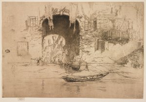 San Biagio z drugiej serii weneckiej autorstwa James Abbott McNeill Whistler