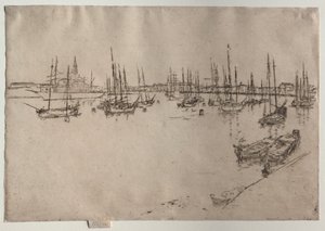 San Giorgio, Wenecja, 1886. autorstwa James Abbott McNeill Whistler