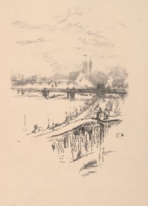 Gołębie Savoy. autorstwa James Abbott McNeill Whistler