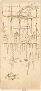 Rusztowanie Savoy, ok. godz. 1887. autorstwa James Abbott McNeill Whistler