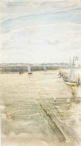 Scena na Mersey. autorstwa James Abbott McNeill Whistler