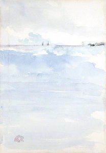 Pejzaż morski (akwarela na papierze) autorstwa James Abbott McNeill Whistler