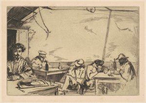 Zupa za trzy grosze, 1859. autorstwa James Abbott McNeill Whistler