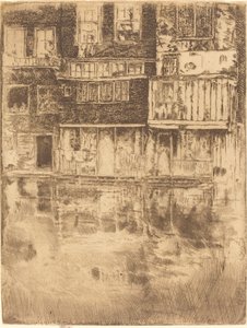 Kwadratowy Dom, Amsterdam, 1889. autorstwa James Abbott McNeill Whistler