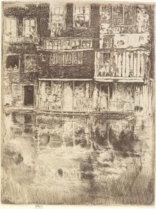 Square House, Amsterdam, 1889 autorstwa James Abbott McNeill Whistler