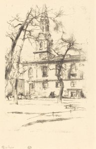 St. Giles-in-the-Fields, 1896. autorstwa James Abbott McNeill Whistler