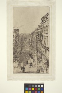 St. James Street (akwaforta) autorstwa James Abbott McNeill Whistler