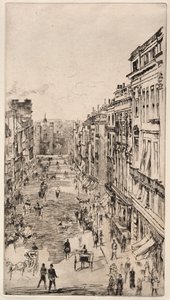 ul. Św. Jakuba. autorstwa James Abbott McNeill Whistler