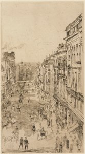 Ulica św. Jakuba, 1878 r. autorstwa James Abbott McNeill Whistler