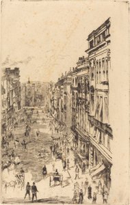 Ulica św. Jakuba, 1878 r. autorstwa James Abbott McNeill Whistler