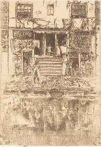 Schody, Amsterdam, 1889. autorstwa James Abbott McNeill Whistler
