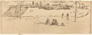 Schody, gospoda Graya, ok. godz. 18861888. autorstwa James Abbott McNeill Whistler