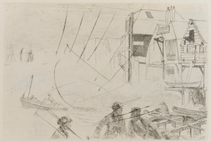 Życie na łodzi Stevensa, 1859. autorstwa James Abbott McNeill Whistler