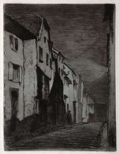 Ulica w Saverne. autorstwa James Abbott McNeill Whistler