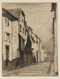Ulica w Saverne, 1858. autorstwa James Abbott McNeill Whistler