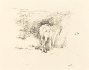 Studium konia, 1895. autorstwa James Abbott McNeill Whistler