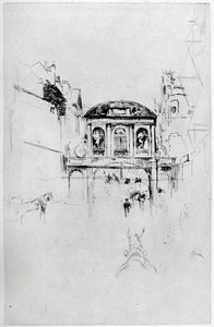 Temple Bar, XIX wiek 1904. autorstwa James Abbott McNeill Whistler