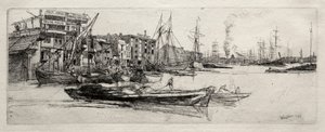 Magazyn Tamizy, 1871. autorstwa James Abbott McNeill Whistler