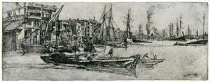 Magazyn Tamizy, XIX w. 1904. autorstwa James Abbott McNeill Whistler