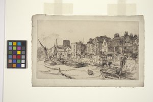 O "Adão e Eva", Old Chelsea (gravura) polonês autorstwa James Abbott McNeill Whistler