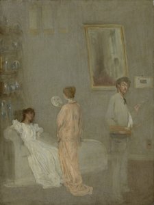 Artysta w swojej pracowni, 1865/66 autorstwa James Abbott McNeill Whistler