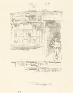 Fryzjer w Mews, 1896. autorstwa James Abbott McNeill Whistler