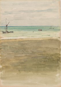 Kąpiący się, 1882-1883. autorstwa James Abbott McNeill Whistler