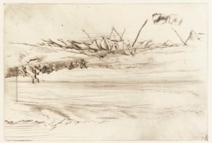 Plaża, Hastings, 1873. autorstwa James Abbott McNeill Whistler