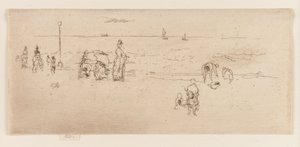 Plaża, Ostenda, 1887. autorstwa James Abbott McNeill Whistler