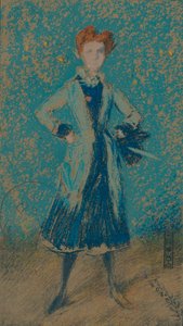 Niebieska dziewczyna, c1874 autorstwa James Abbott McNeill Whistler