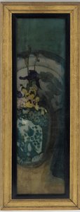 Fragment Blue Girl: Purple and Blue, 1872-1876. autorstwa James Abbott McNeill Whistler