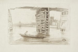 Szeroki most, 1878 autorstwa James Abbott McNeill Whistler