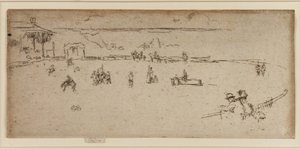 Brykający koń, Dziki Zachód, 1887. autorstwa James Abbott McNeill Whistler
