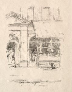 Pies Rzeźnik, 1896. autorstwa James Abbott McNeill Whistler
