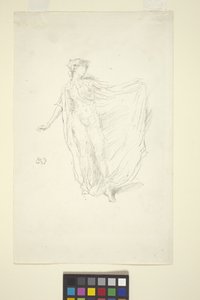 Tańcząca dziewczyna (litografia transferowa) autorstwa James Abbott McNeill Whistler