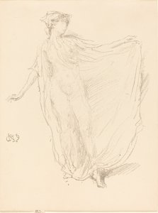 Tańcząca dziewczyna, 1889. autorstwa James Abbott McNeill Whistler