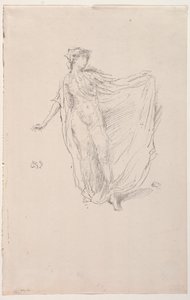 Tańcząca dziewczyna, 1890. autorstwa James Abbott McNeill Whistler