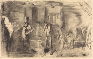 Kuźnia, 1861. autorstwa James Abbott McNeill Whistler