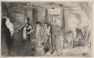 Kuźnia, 1862. autorstwa James Abbott McNeill Whistler