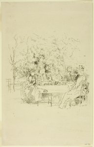 Ogród, 1891 autorstwa James Abbott McNeill Whistler