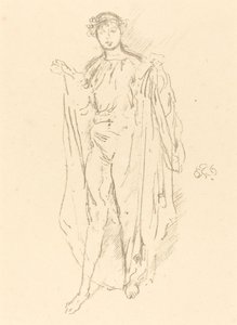 Dziewczyna, ok. godz. 1891. autorstwa James Abbott McNeill Whistler