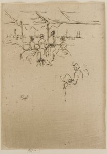 Lądowisko, Krowy, 1887. autorstwa James Abbott McNeill Whistler