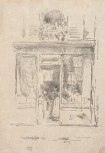 Praczka - La Praczka z Place Dauphine, 1894. autorstwa James Abbott McNeill Whistler