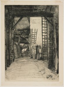 Piec do wypalania wapna autorstwa James Abbott McNeill Whistler