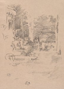 Mała kawiarnia w lesie, 1894. autorstwa James Abbott McNeill Whistler