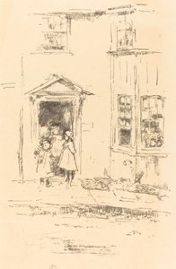 Małe drzwi, Lyme Regis, 1895. autorstwa James Abbott McNeill Whistler