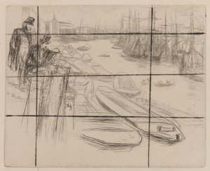 Mały Basen, 1861. autorstwa James Abbott McNeill Whistler