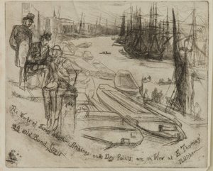 Mały Basen, 1861. autorstwa James Abbott McNeill Whistler