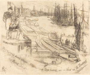 Mały Basen, 1861. autorstwa James Abbott McNeill Whistler